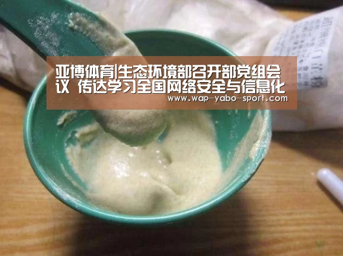 亚博体育|生态环境部召开部党组会议 传达学习全国网络安全与信息化工作会议精神(图2) 亚博